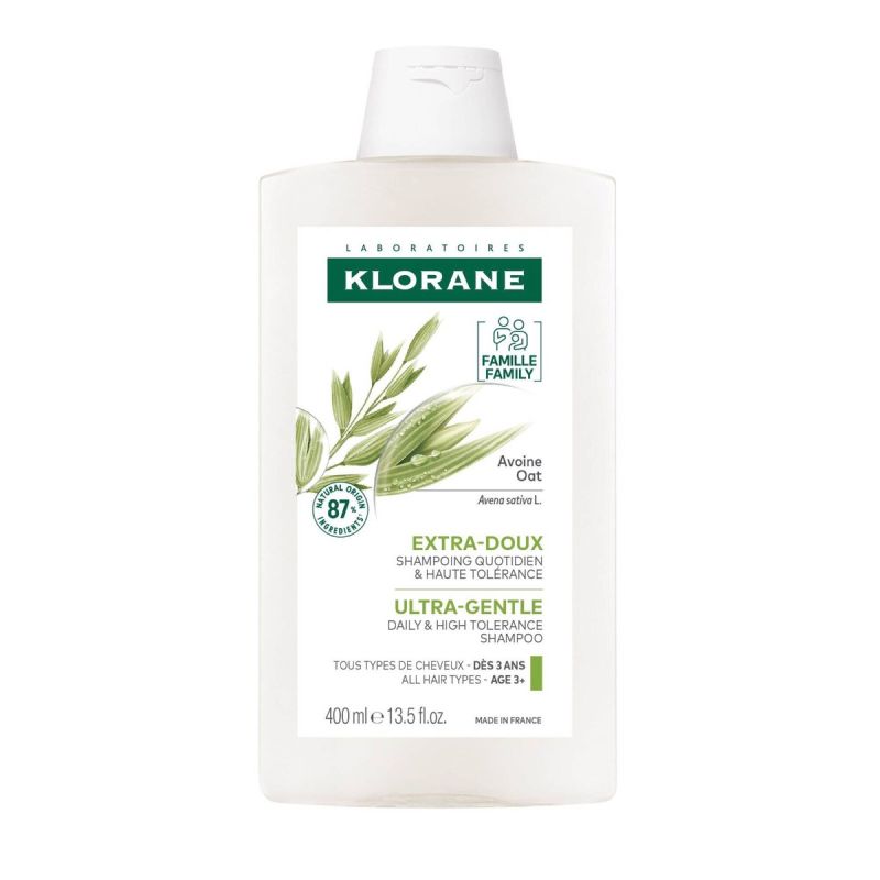 Klorane Champô Extra-Doce com Leite de Aveia – 400ml