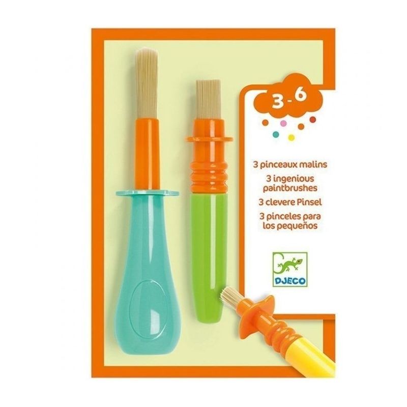 Djeco 3 Engenhosos Pincéis