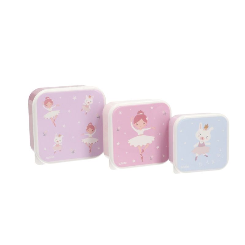 Tutete Set 3 Lancheiras Ballerina