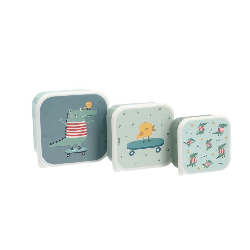 Tutete Set 3 Lancheiras Crocs