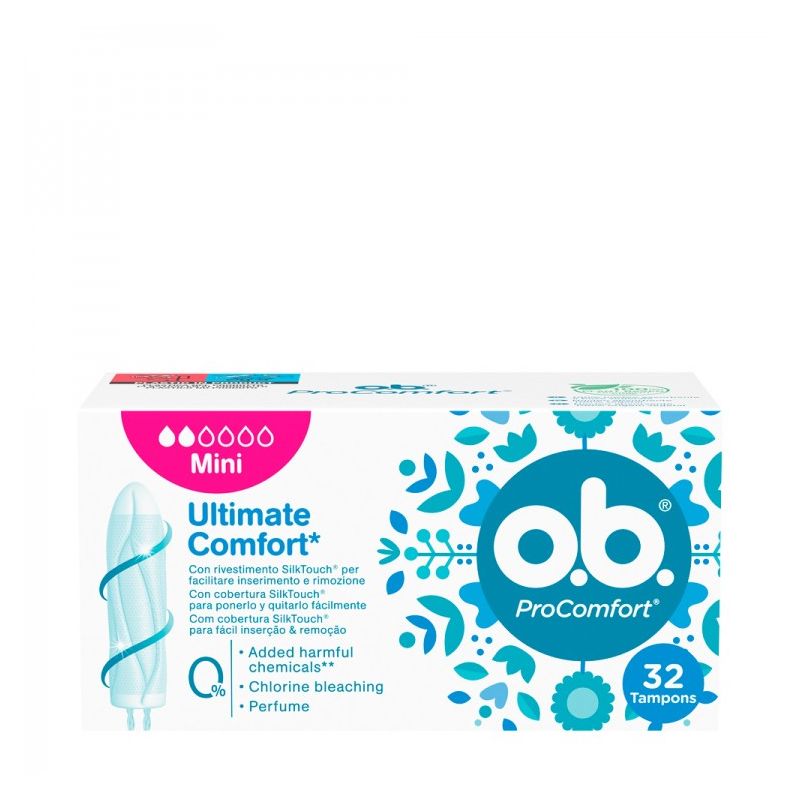 o.b. Pro Comfort Mini Tampões 32 Unidades