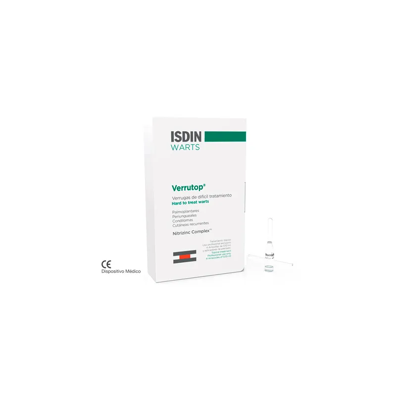 Isdin Verrutop 4 Ampolas de 0,10 ml