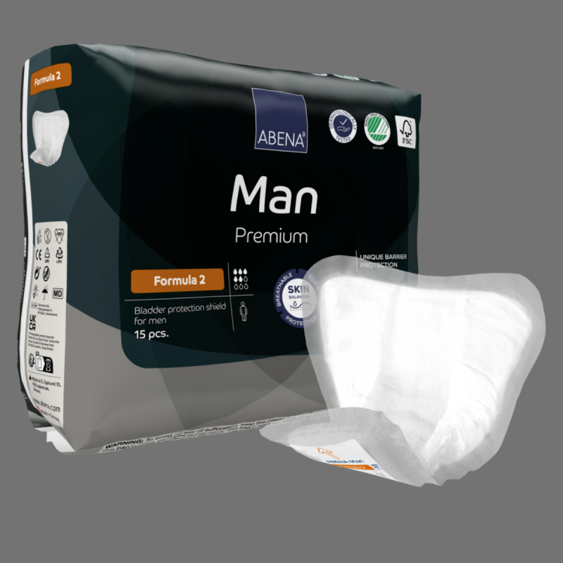Abena Man Premium Unique Barrier Formula 2 15 pcs