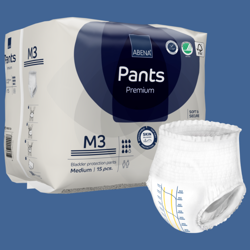 Abena Pants Premium Soft & Secure M3 15 pcs