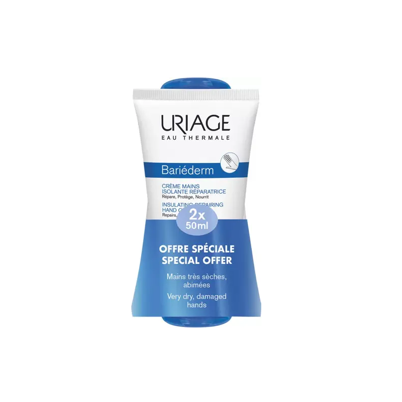 Uriage Bariederm Cica Creme Mãos 2x50ml