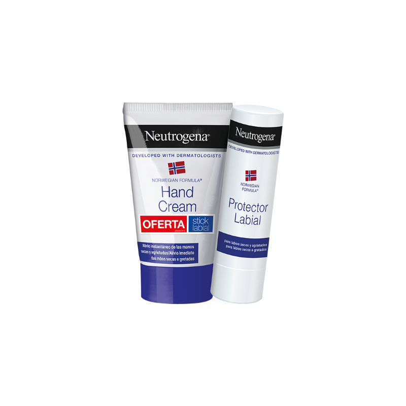 Coffret Neutrogena Creme de Mãos com Perfume + Stick Labial