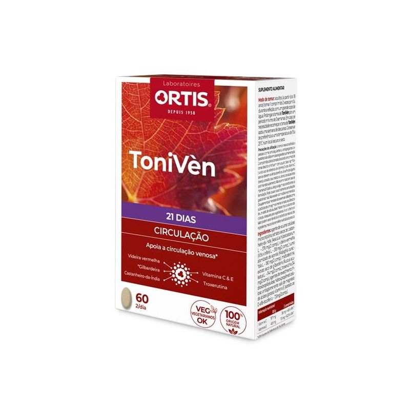 Ortis Toniven - 60 Comprimidos