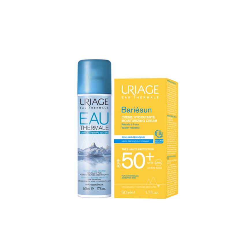 Uriage Bariésun Creme SPF50+ 50ml + Água Termal 50ml Coffret
