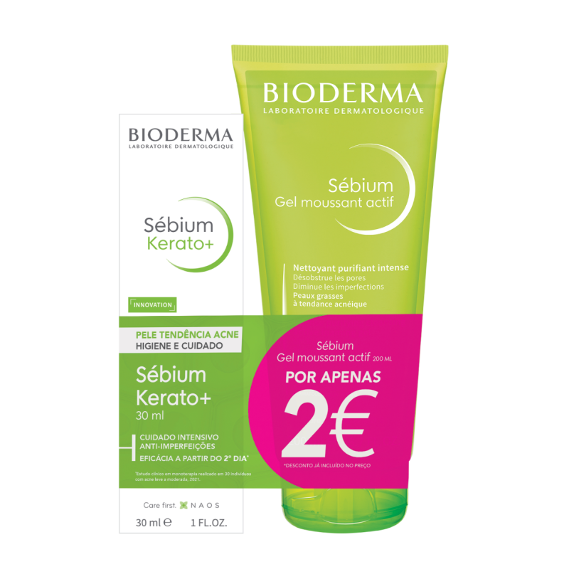 Bioderma Sébium Kerato+ 30ml + Oferta Sébium Gel Moussant 200ml