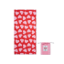 Swim Essentials Swim Essentials Hearts 2-1 – Toalha em Microfibra 135 x 65 cm