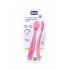 Chicco Colher de Silicone 6m+ Rosa 2 Unidades
