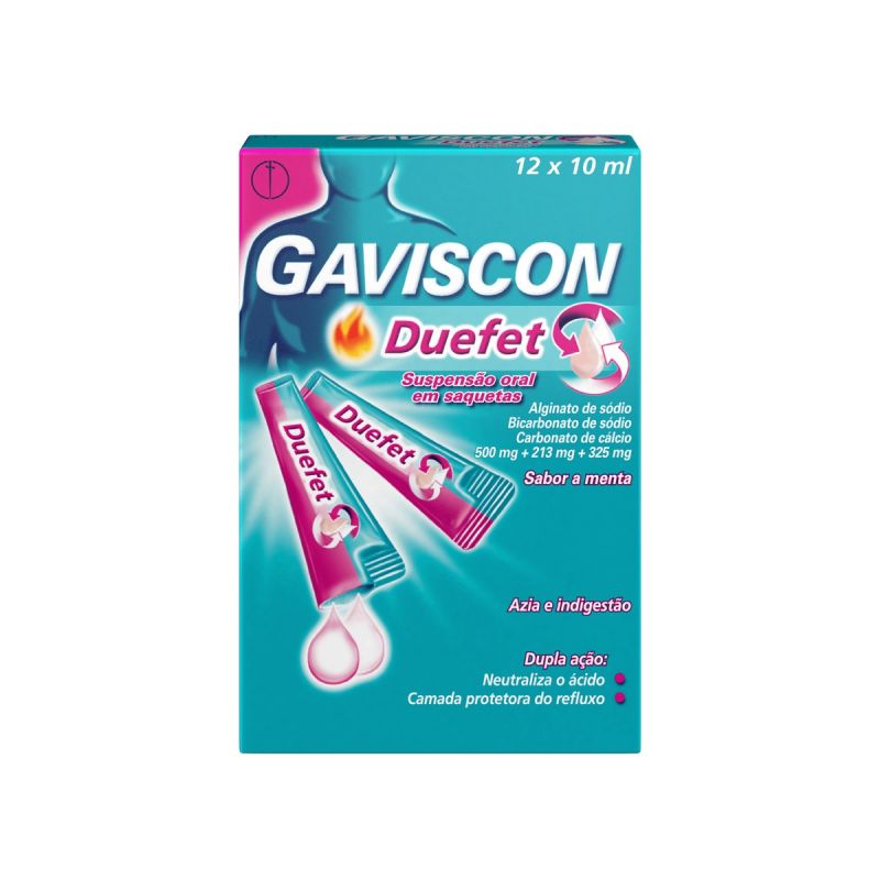 Gaviscon Duefet 12 Saquetas