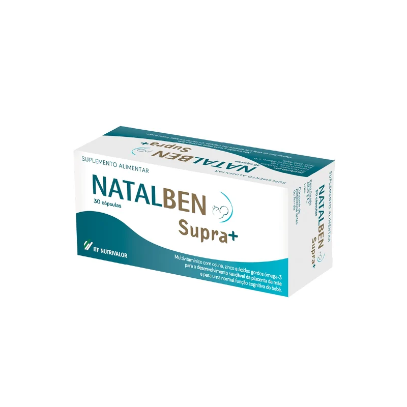 Natalben Supra+ – Suplemento Multivitamínico Pré-Concecional e Gravidez 30 caps.