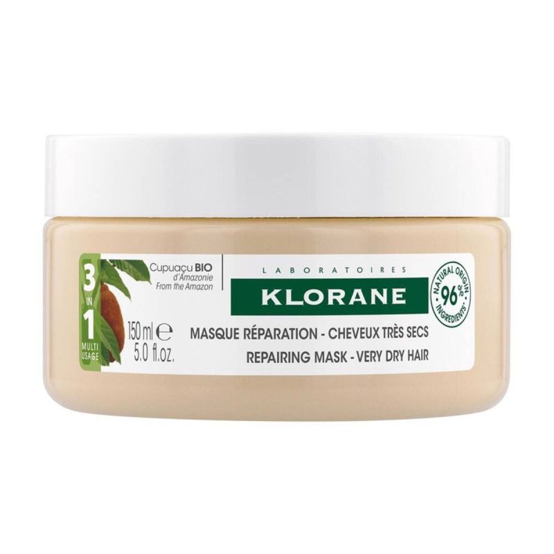 Klorane Máscara Cupuaçu BIO Reparação Cabelo Seco 150ml
