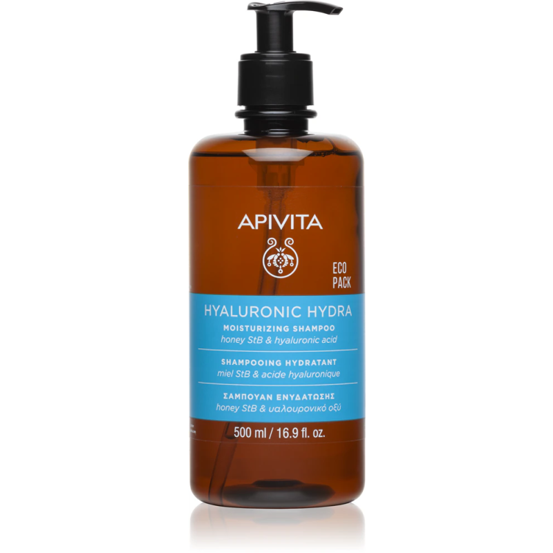 Apivita Hyaluronic Hydra Shampoo Hidratação – 500ml