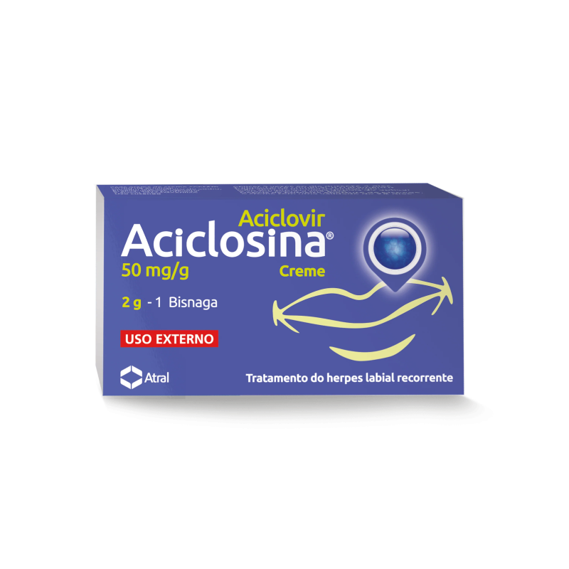 Aciclovir Aciclosina 50mg/g Creme – 2g