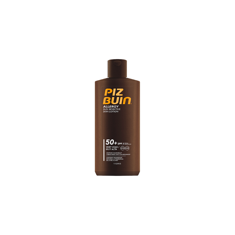 Piz Buin Allergy Loção Pele Sensível ao Sol SPF50+ 200ml