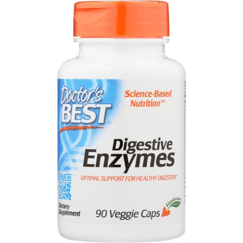 Dr. Best Enzimas Digestivas – 90 Cápsulas