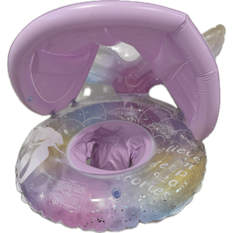 Boia Flutuadora 0-12M Glitter Lila