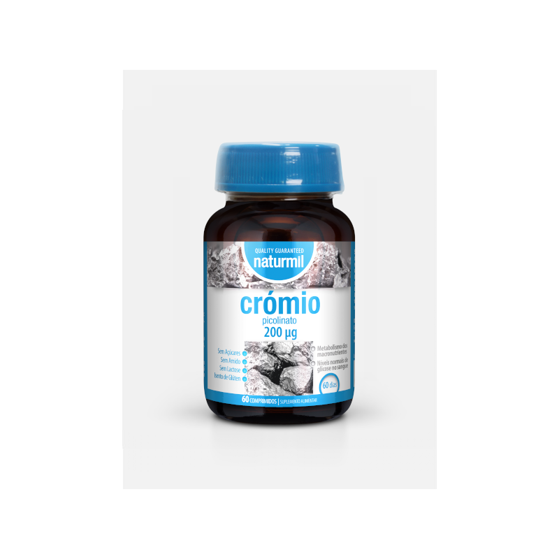 Naturmil Crómio 200 mcg – 60 Comprimidos