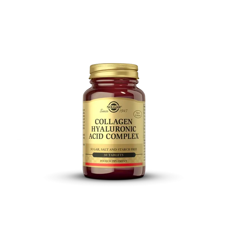 Solgar Collagen Hyaluronic Acid Complex – 30 Comprimidos