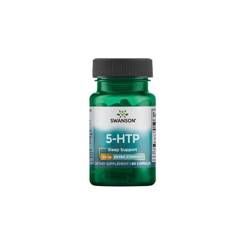 Swanson 5-HTP 100mg Força Extra 60 Caps.