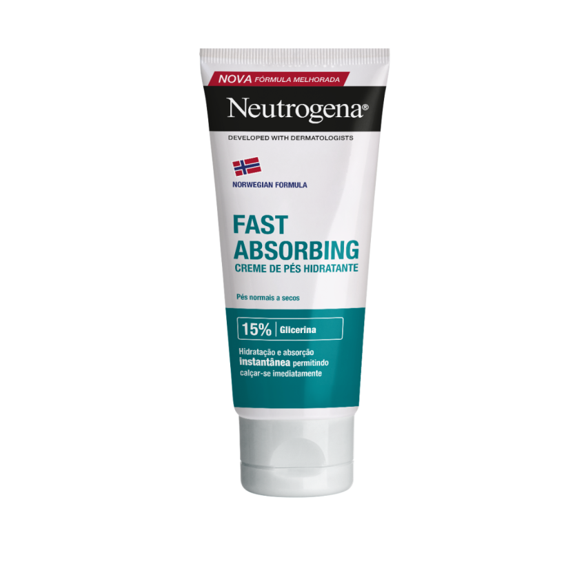 Creme Hidratante de Pés – Rápida Absorção 100ml x 2