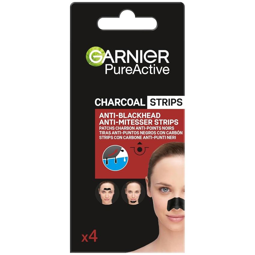 Garnier Pure Active – Tiras Anti-Pontos Negros x4