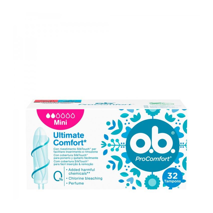 o.b. Pro Comfort Mini Tampões 32 Unidades