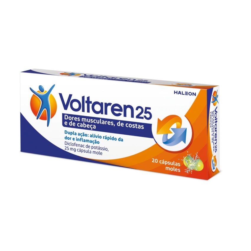 Voltaren 25 mg – 20 Cápsulas Moles