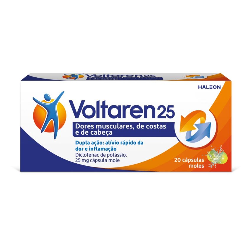 Voltaren 25 mg – 20 Cápsulas Moles
