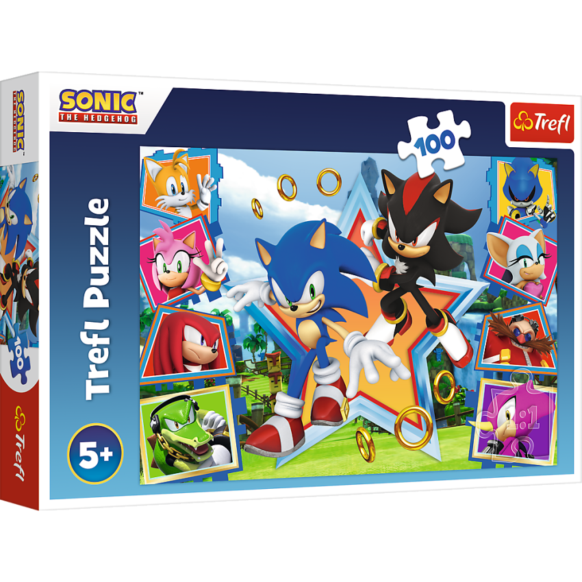 Trefl Puzzle Sonic The Hedgehog 100 Peças
