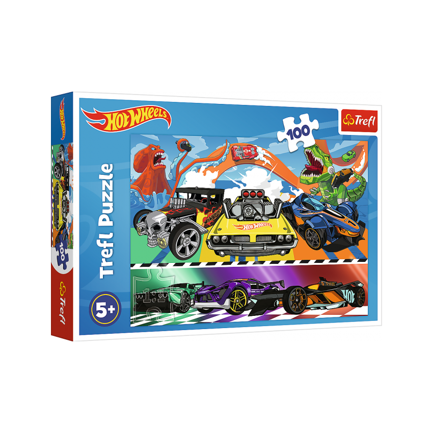 Trefl Puzzle Hotwheels 100 Peças