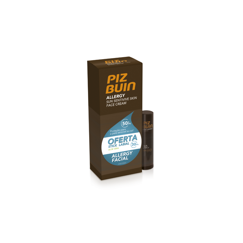 Piz Buin Allergy Face SPF50 – 50ml + Oferta Stick Labial SPF30