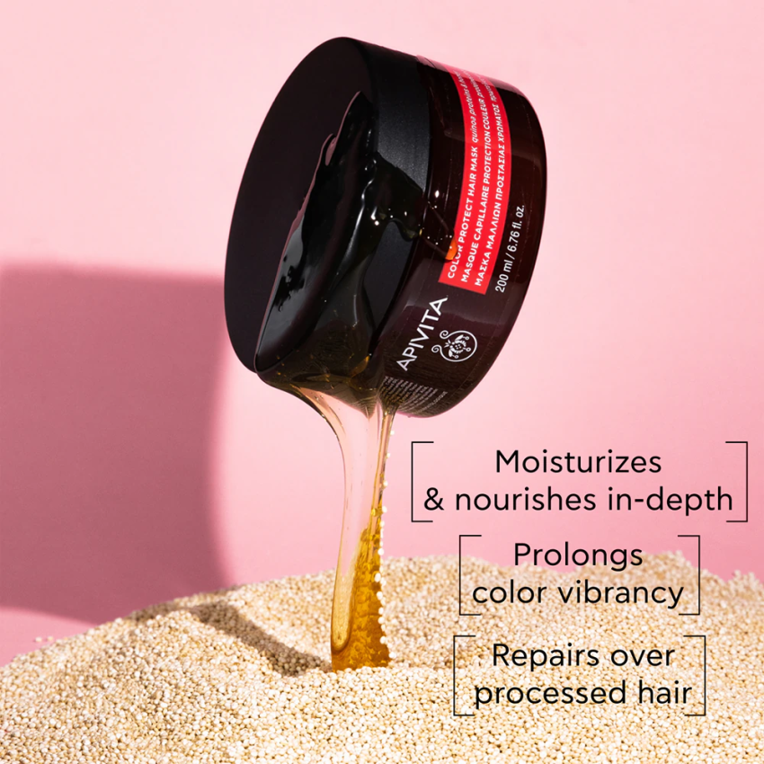 Apivita Propoline Sunflower & Honey Máscara Hidratante Cabelo Pintado 200ml