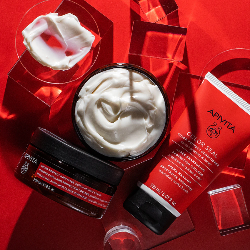 Apivita Propoline Sunflower & Honey Máscara Hidratante Cabelo Pintado 200ml