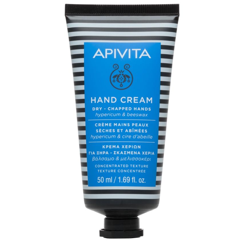 Apivita Hand Cream Dry - Chapped Hands Hypericum & Beeswax 2x50ml