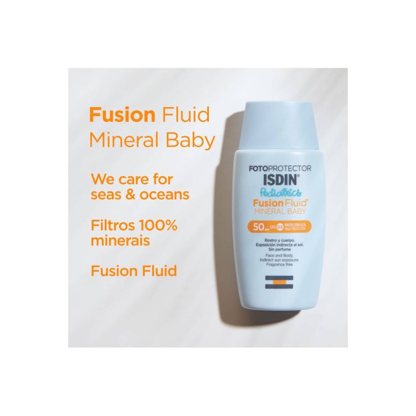 Isdin Fotoprotector Pediatrics Fusion Fluid Mineral Baby SPF50+ 50ml 