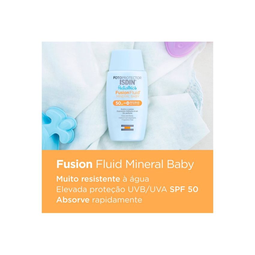 Isdin Fotoprotector Pediatrics Fusion Fluid Mineral Baby SPF50+ 50ml 