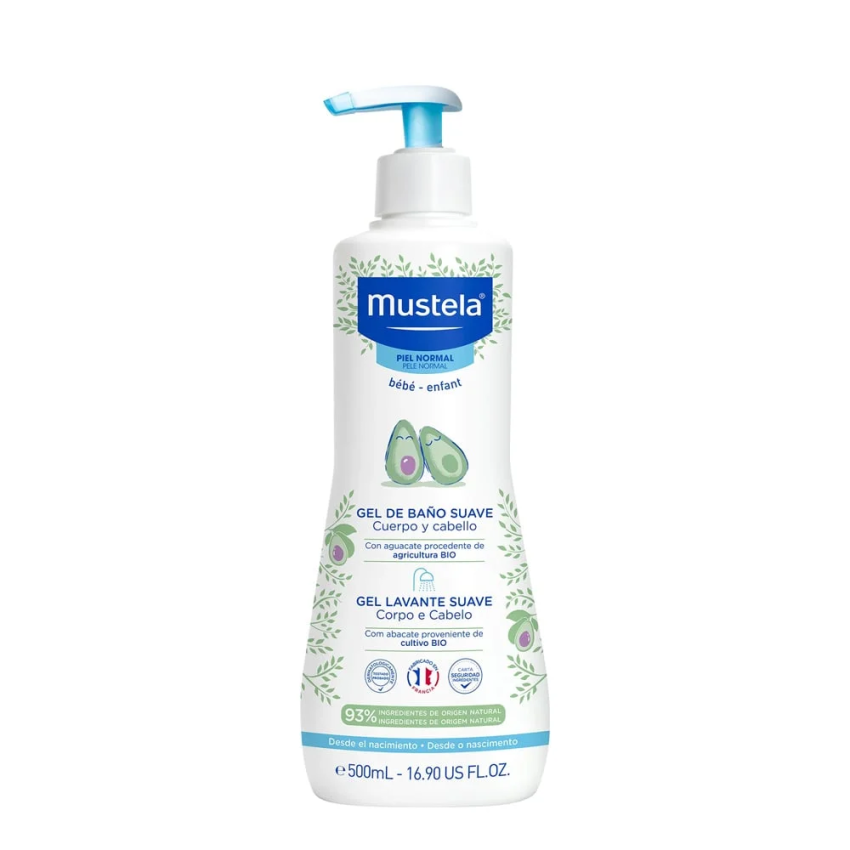 Mustela Gel Lavante Suave Corpo e Cabelo – 500 ml