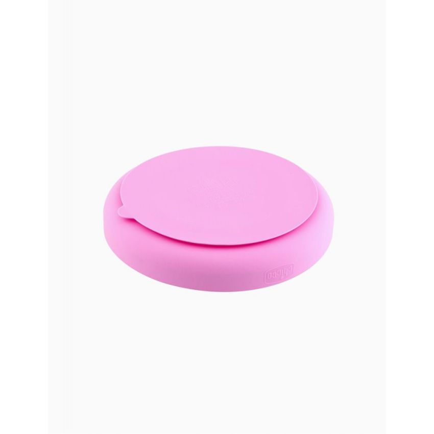 Chicco Take Eat Easy Prato Silicone Divisórias Rosa 12m+