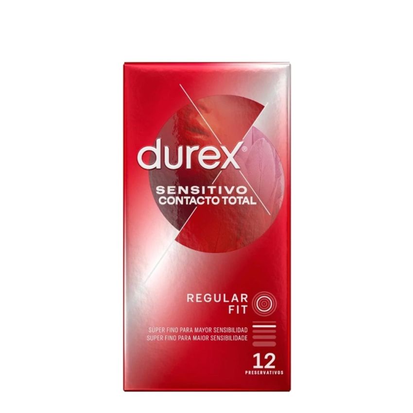 Durex Sensitivo Contato Total – 12 Preservativos