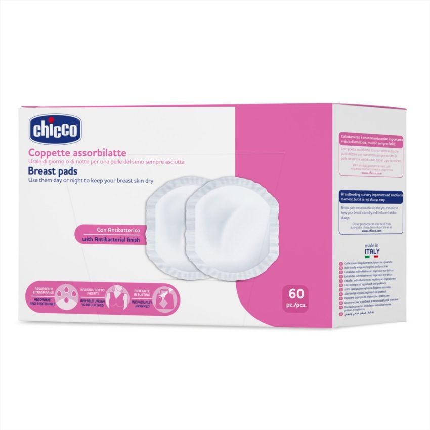 Chicco Discos Absorventes Anti-bacterianos 60 un.