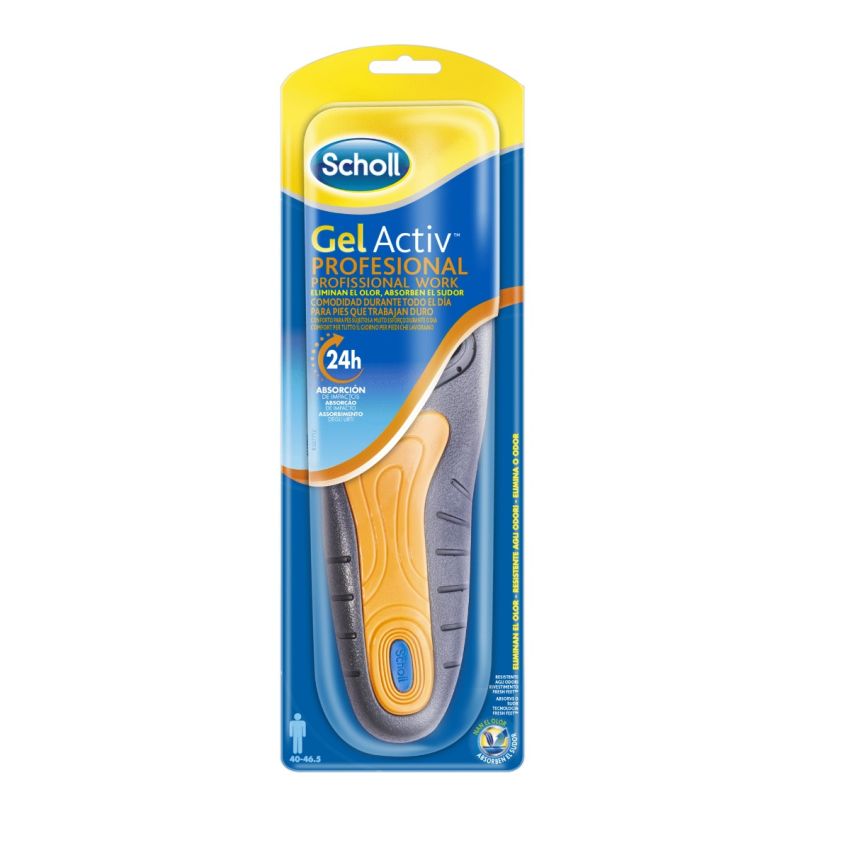 Scholl Gelactiv Palmilha Profissional Homem x2
