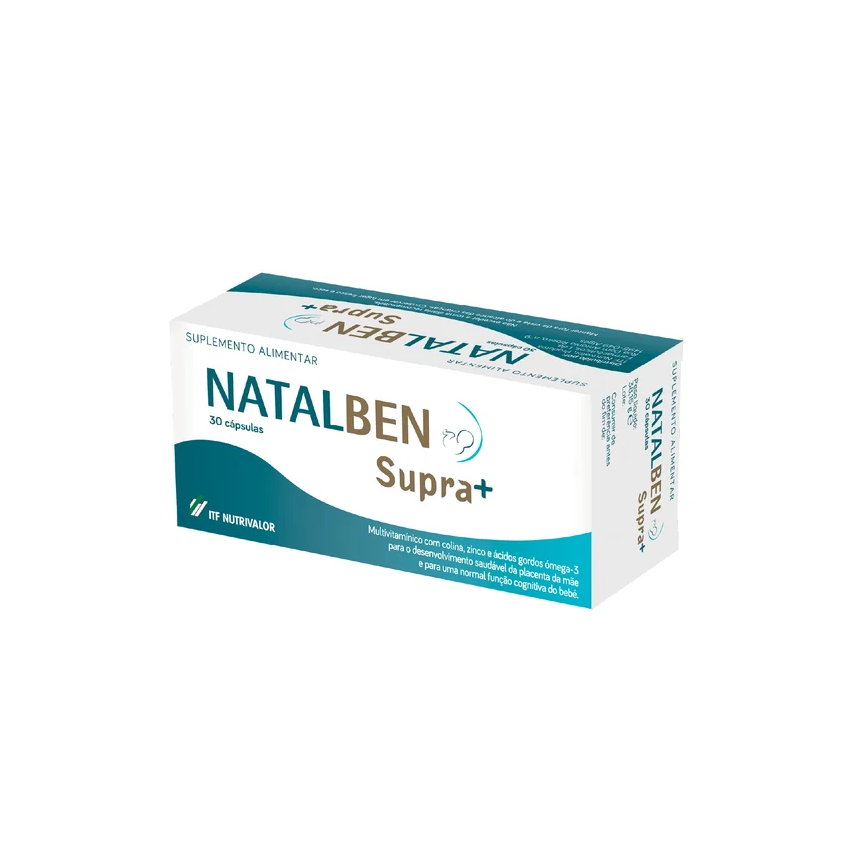 Natalben Supra+ – Suplemento Multivitamínico Pré-Concecional e Gravidez 30 caps.