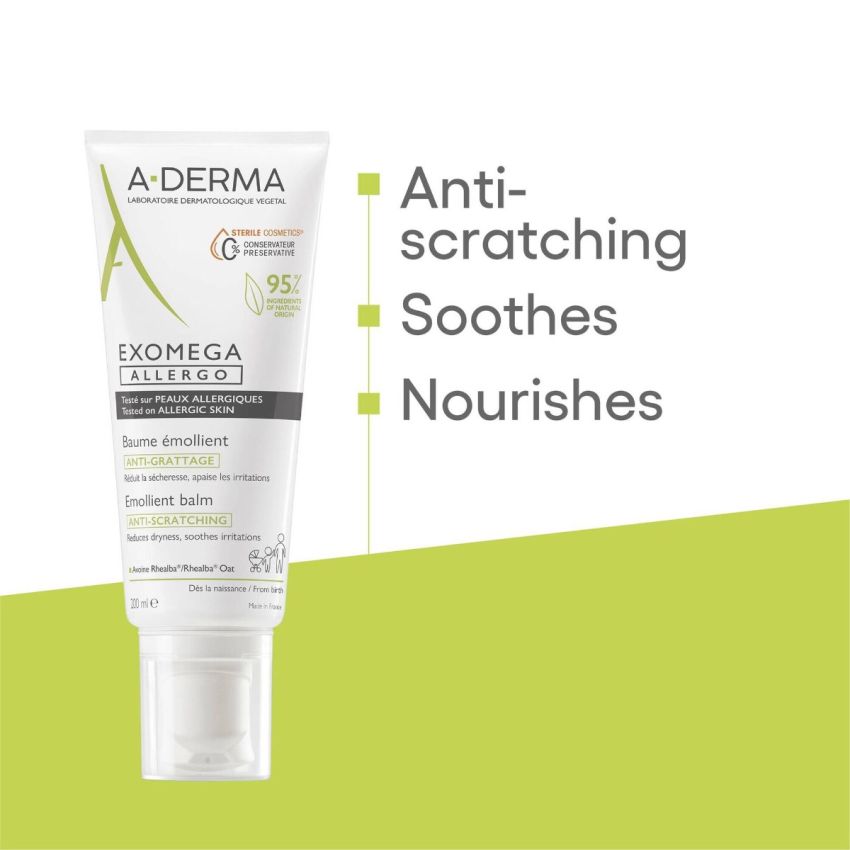 A-Derma Exomega Allergo Bálsamo Emoliente 200ml
