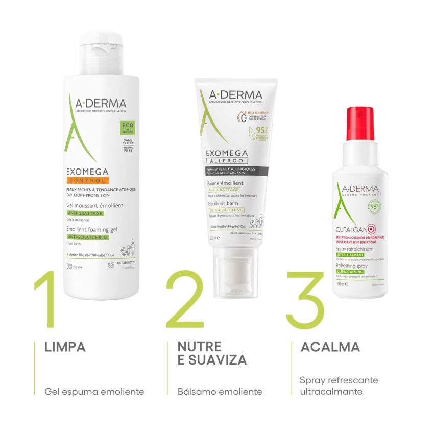 A-Derma Exomega Allergo Bálsamo Emoliente 200ml