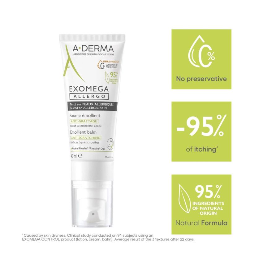  A-Derma Exomega Allergo Bálsamo Emoliente 40ml