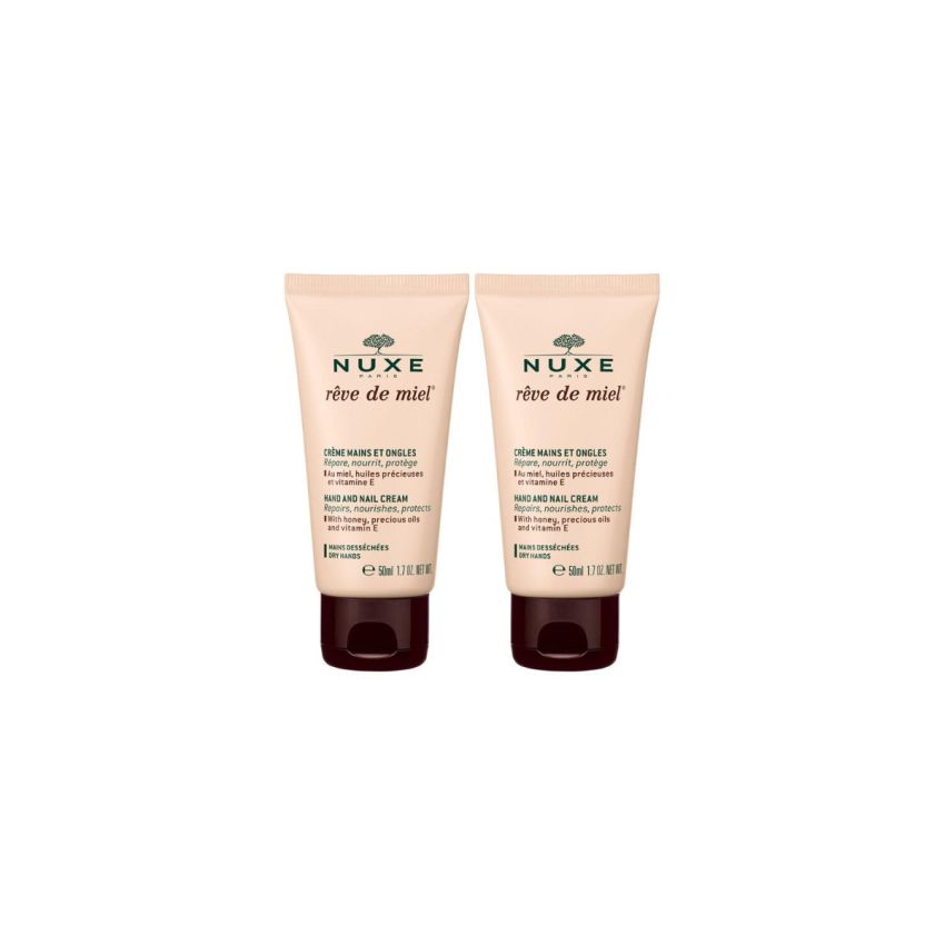 Nuxe Rêve de Miel Creme de Mãos e Unhas 2x50ml