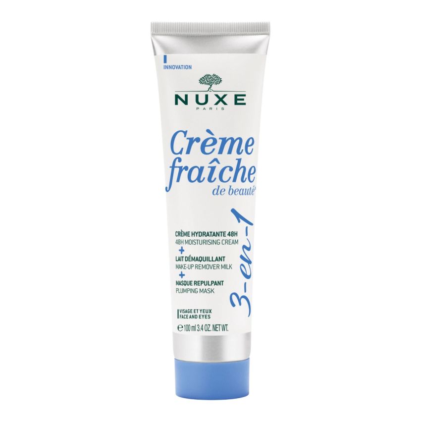 Nuxe Crème Fraîche de Beauté 3-en-1 Leite Desmaquilhante 100ml